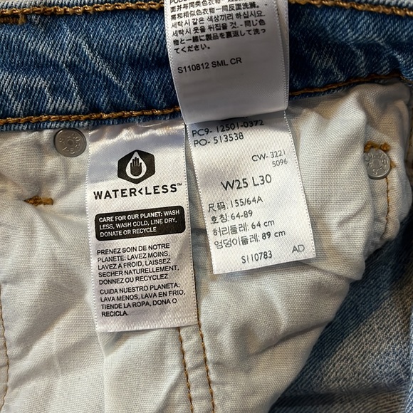 Levi’s size 25, length 30, high rise 501 jeans - Picture 3 of 6